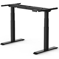 FlexiSpot E7 elektrisch höhenverstellbares Schreibtischgestell schwarz ohne Tischplatte, T-Fuß-Gestell schwarz 110,0 - 190,0 x 68,0 cm von FlexiSpot