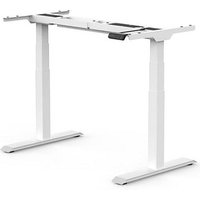 FlexiSpot E7 elektrisch höhenverstellbares Schreibtischgestell weiß ohne Tischplatte, T-Fuß-Gestell weiß 110,0 - 190,0 x 68,0 cm von FlexiSpot