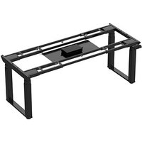 FlexiSpot E7Q elektrisch höhenverstellbares Schreibtischgestell schwarz ohne Tischplatte, Kufen-Gestell schwarz 110,0 - 190,0 x 57,8 cm von FlexiSpot