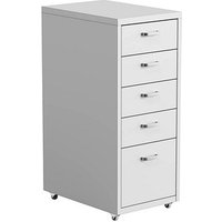 FlexiSpot Rollcontainer weiß 5 Auszüge 28,0 x 41,0 x 69,0 cm von FlexiSpot