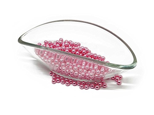 100 x Perlen 10mm ohne Loch!! - basteln Deko Dekoperlen Wachsperlen - Set Pink von FlexiStore