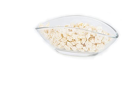 FlexiStore 100 Rosen - 15mm - Deko Rosen Röschen - Satinrosen | Beige von FlexiStore