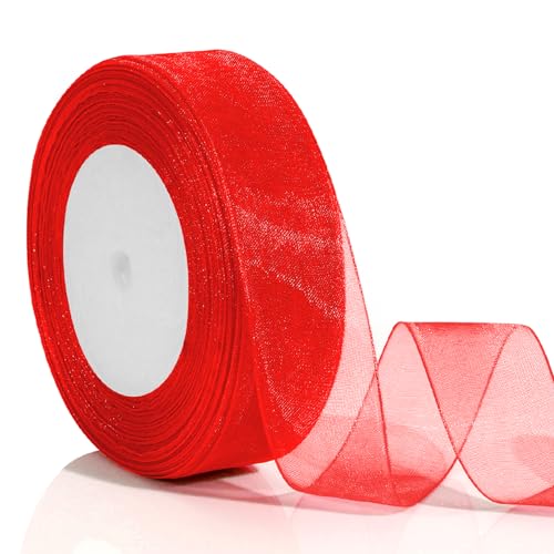Geschenkband Rot 25mm 46m Geschenkband Weihnachten Rotes Band Schleifenband Rot Verpackungsbänder Geschenkverpackung Weihnachten Geburtstag Schleifenband Weihnachten Stoffband Rotes Geschenkband Geschenkband Rot 25mm 46m Geschenkband Weihnachten Rotes Band Schleifenband Rot Verpackungsbänder Geschenkverpackung Weihnachten Geburtstag Schleifenband Weihnachten Stoffband Rotes Geschenkband von FlexiTonic