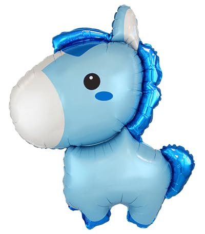 Flexmetal Luftballon Einhorn Blau, aufblasbar aus Mylar, Dekoration für Geburtstag Flexmetal Luftballon Einhorn Blau, aufblasbar aus Mylar, Dekoration für Geburtstag von Flexmetal