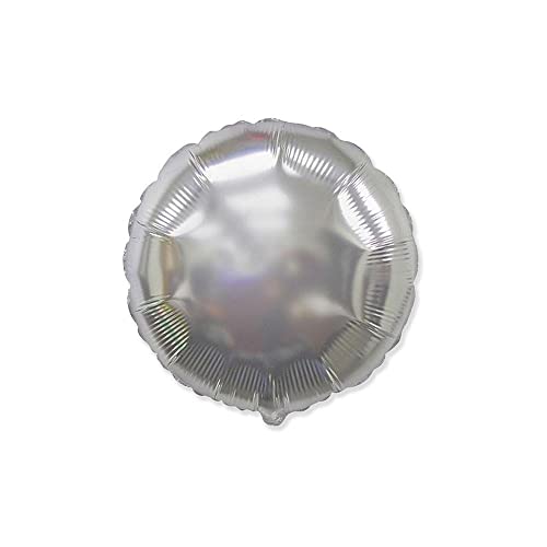 Palloncino Tondo Argento 18-45cm. 1pz von Flexmetal