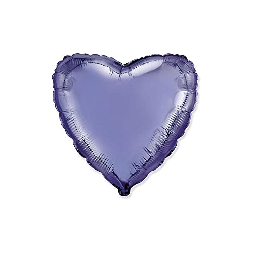 Palloncino a forma di Cuore Lilla 18 - 45cm. 1pz von Flexmetal