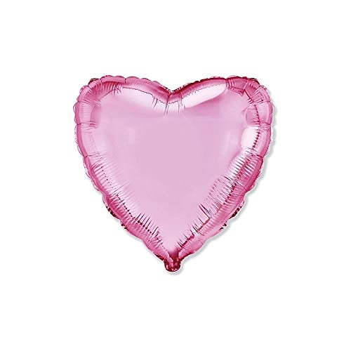 Palloncino a forma di Cuore Rosa Chiaro 18 - 45cm. 1pz von Flexmetal