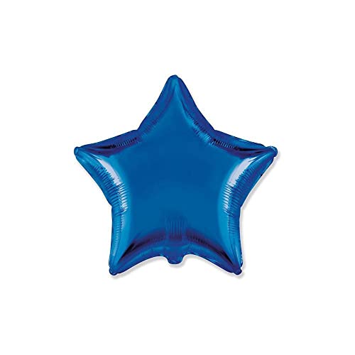 Palloncino a forma di stella blu 18 - 45cm. 1pz von Flexmetal