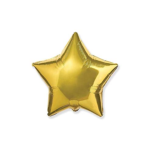Palloncino a forma di stella oro 18 - 45cm. 1pz von Flexmetal