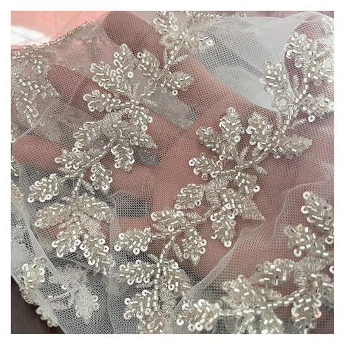 Stoff-Gaze Nagel Perlenstickerei Blumenstück Kleidungszubehör 6 Stück Stoff-Gaze Nagel Perlenstickerei Blumenstück Kleidungszubehör 6 Stück von Flexmob