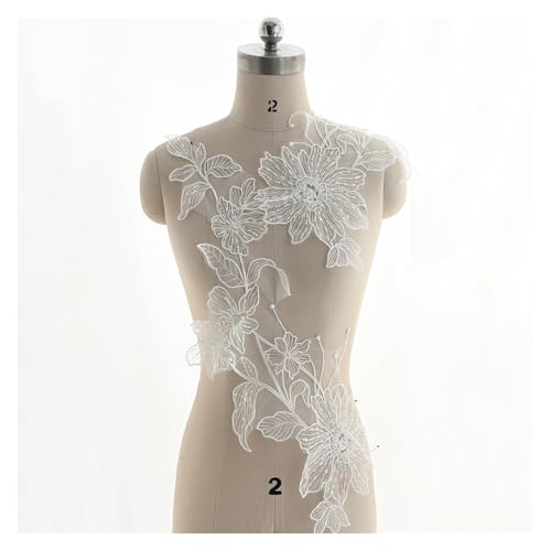 Stoff Perlen Pailletten Stickerei Spitze Spitze Zubehör Hochzeitskleid Kleidungszubehör Stoff Perlen Pailletten Stickerei Spitze Spitze Zubehör Hochzeitskleid Kleidungszubehör von Flexmob
