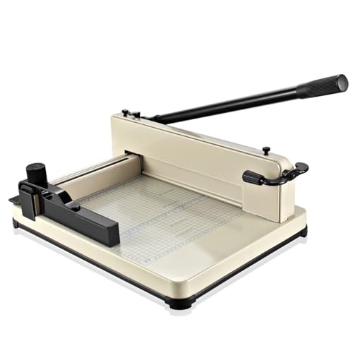 Flexzion Guillotine Papierschneider, 30,5 cm, A4, professionell, industriell, strapazierfähig, für Scrapbooking, Metallbasis, Trimmmaschine, 400 Blatt Kapazität für Büro, kommerzielle Kopie, Druckerei Flexzion Guillotine Papierschneider, 30,5 cm, A4, professionell, industriell, strapazierfähig, für Scrapbooking, Metallbasis, Trimmmaschine, 400 Blatt Kapazität für Büro, kommerzielle Kopie, Druckerei von Flexzion