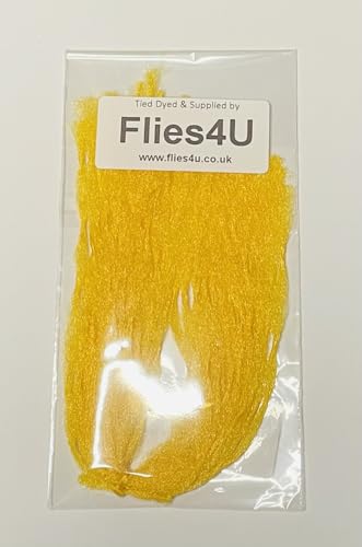 Flies4U Schwimmendes Polypropylen-Garn zum Fliegenbinden, mehrfarbiges Packung, Trockenfliegen und Fallschirmpfostenmaterial – Gelb Flies4U Schwimmendes Polypropylen-Garn zum Fliegenbinden, mehrfarbiges Packung, Trockenfliegen und Fallschirmpfostenmaterial – Gelb von Flies4U