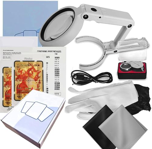Flinduy Gem Mint Kartenbewertungswerkzeug – Kartenzentrierwerkzeug-Set mit LED Flinduy Gem Mint Kartenbewertungswerkzeug – Kartenzentrierwerkzeug-Set mit LED von Flinduy