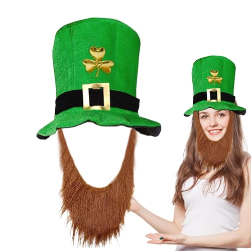 Flkiglm Koboldhut, Koboldkostüm,Grüne irische Feiertags-Kopfbedeckung | Irische Festival-Kleeblatt-Kostüme, Foto-Requisiten zum St. Patrick's Day für Erwachsene und Teenager Flkiglm Koboldhut, Koboldkostüm,Grüne irische Feiertags-Kopfbedeckung | Irische Festival-Kleeblatt-Kostüme, Foto-Requisiten zum St. Patrick's Day für Erwachsene und Teenager von Flkiglm