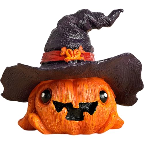Halloween-Kürbis für den Schreibtisch | Halloween Deko Für Innen- Und Außenbereich,Exquisites Festliches Lustiges Deko Accessoire Für Büro Wohnzimmer Fensterbank Schlafzimmer Party von Flkiglm