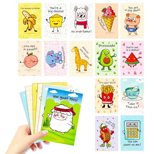Kinderpostkarten Mit 20 Lustigen Comic-Motiven,20x Cartoon-Design Postkarten - Lustige Niedliche Motive Partyzubehör Für Familie Freunde Kinder Schüler & Lehrer von Flkiglm
