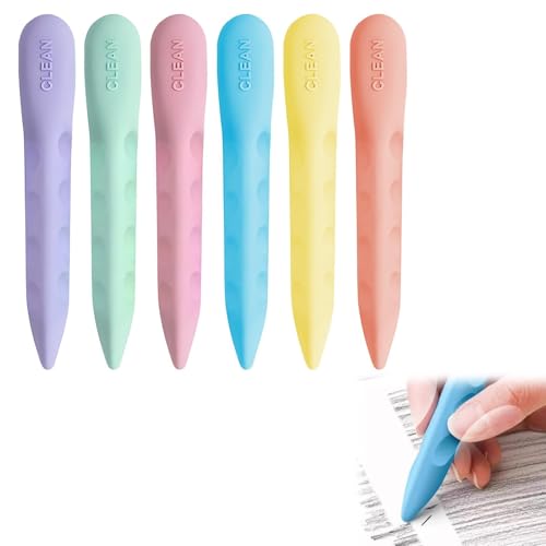 6er Set Große Radiergummis für Kinder, Weicher 2B-Radierer aus Hochwertigem Gummi, für Schulbedarf und Schreibwaren, radiergummi lustig,Perfekt für Zeichnen und Malen (10 * 1.5cm) von Fllyvly