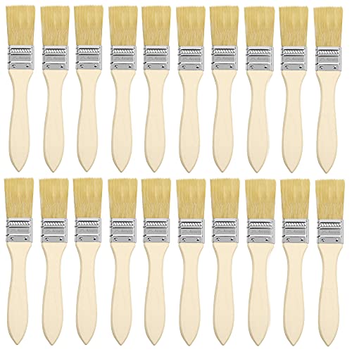 20 Stk Pinsel, Pinsel für Farben, Lasur-Pinsel, für Malen, Wandbehandlung, Dekoration, Reinigung von Floatdream