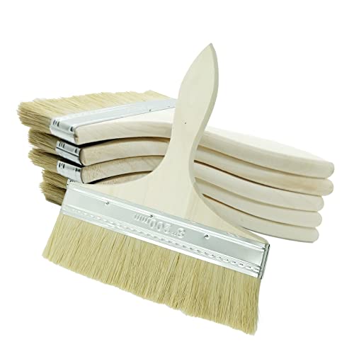 Floatdream 5 Stück Flachpinsel, Profi Malerpinsel mit Holzgriff, Pinsel Set für Farben Streichen, Glasurbürstenset für Acrylacrylfarbe und Lack Auf Wasserbasis(24×17cm Floatdream 5 Stück Flachpinsel, Profi Malerpinsel mit Holzgriff, Pinsel Set für Farben Streichen, Glasurbürstenset für Acrylacrylfarbe und Lack Auf Wasserbasis(24×17cm von Floatdream