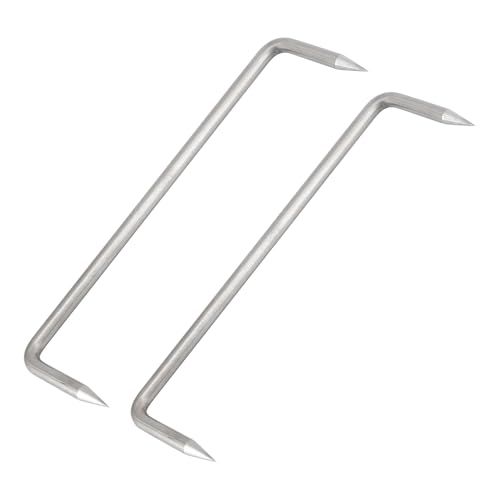 U-förmige Nägel, 304 Edelstahl, robust, 10 x 200 x 60 mm, 2 Stück von Flomore