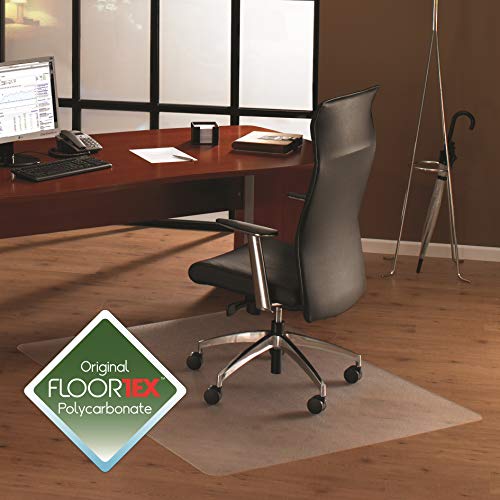 Floortex Ultimat AFC1215219ER Stuhlmatte für Hartböden, Polycarbonat, rechteckig, 116 x 150 cm, transparent Rechteckig 116 x 150cm von Floortex