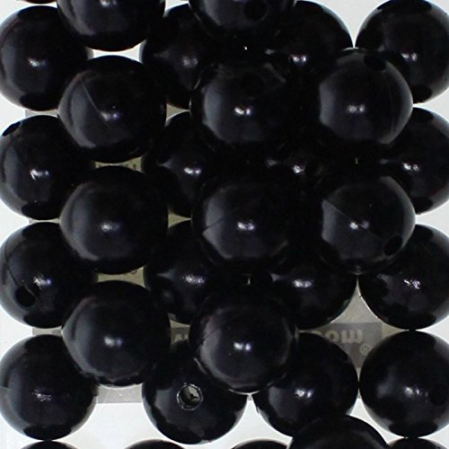 Floral-Direkt 115 Kunstperlen 10mm Perlen Wachsperlen Dekoperlen Bastelperlen Loch Kunststoff, Farbe:schwarz Floral-Direkt 115 Kunstperlen 10mm Perlen Wachsperlen Dekoperlen Bastelperlen Loch Kunststoff, Farbe:schwarz von Floral-Direkt