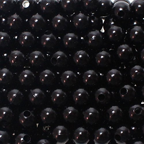 250 x Kunstperle 8mm Perlen in praktischer Plastikdisplaybox Wachsperlen Dekoperlen Bastelperlen mit Loch Kunstperlen, Farbe:schwarz 250 x Kunstperle 8mm Perlen in praktischer Plastikdisplaybox Wachsperlen Dekoperlen Bastelperlen mit Loch Kunstperlen, Farbe:schwarz von Floral-Direkt
