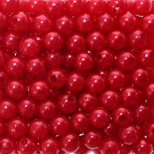 Kunstperle Perlen D 8mm in praktischer Plastikdisplaybox Hochzeit ca. 250 Stück rot Kunstperle Perlen D 8mm in praktischer Plastikdisplaybox Hochzeit ca. 250 Stück rot von Floral-Direkt