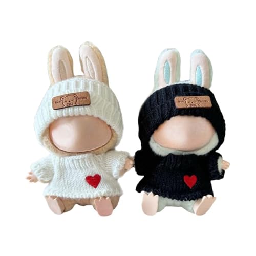 FloralGrace 2 Stück Labubu Kleidung 17 cm Labubu Puppen Zubehör Suspenders Hosen Ersatz 2 Set ohne Puppe FloralGrace 2 Stück Labubu Kleidung 17 cm Labubu Puppen Zubehör Suspenders Hosen Ersatz 2 Set ohne Puppe von FloralGrace
