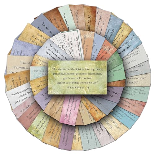 FloralGrace 50 Stück Retro Bibelzitate Aufkleber Inspirierende Christliche Vintage Schriftzitate Aufkleber für Schreibmaschinen, Bibelstudien, Planer, Wasserflasche, Laptop FloralGrace 50 Stück Retro Bibelzitate Aufkleber Inspirierende Christliche Vintage Schriftzitate Aufkleber für Schreibmaschinen, Bibelstudien, Planer, Wasserflasche, Laptop von FloralGrace