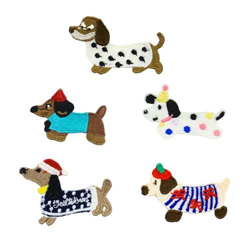 FloralGrace 7 Stück Dackel Hunde aufnäher Zum Aufbügeln, Bestickte Aufnäher Zum Selbermachen,Dackel Geschenke Aufnähen, Applikationen, Kleidung, Dekoration Für Rucksäcke FloralGrace 7 Stück Dackel Hunde aufnäher Zum Aufbügeln, Bestickte Aufnäher Zum Selbermachen,Dackel Geschenke Aufnähen, Applikationen, Kleidung, Dekoration Für Rucksäcke von FloralGrace