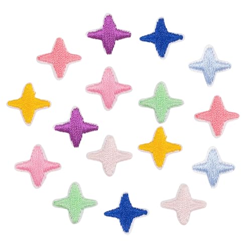 FloralGrace Bügelflicken Set, 16-teiliges Set mit Sternmustern in 8 Farben für Kinder, Einfache Anwendung für Reparaturen und kreative Projekte FloralGrace Bügelflicken Set, 16-teiliges Set mit Sternmustern in 8 Farben für Kinder, Einfache Anwendung für Reparaturen und kreative Projekte von FloralGrace