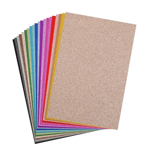 Florence Glitzerpapier A4 20x2Blätter 250g Sortiment Florence Glitzerpapier A4 20x2Blätter 250g Sortiment von Florence