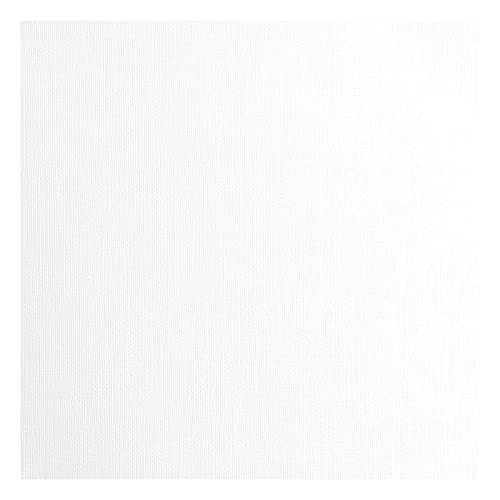 Vaessen Creative Florence Cardstock Papier, Weiß, 216 Gramm/m², Quadratisch, 30,5 x 30,5 cm, 20 Stück, Textur, für Scrapbooking, Kartenherstellung, Stanzen und andere Papierbasteleien von Vaessen Creative