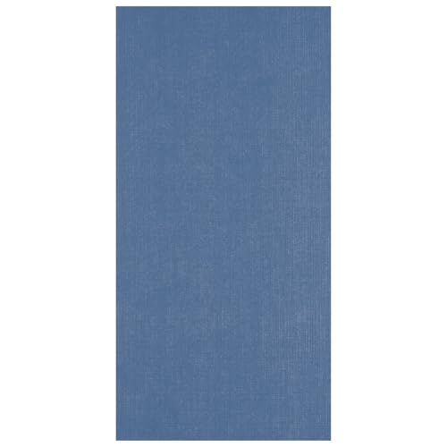 Florence Leinen Struktur Tonkarton Blau 27 x 13,5 cm - Kartengestaltung- Scrapbooking Bedarf - Reißfest - Erstellen Sie Elegante Einladungen, Geschenkboxen und Kunstprojekte von Vaessen Creative