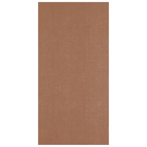 Florence Leinen Struktur Tonkarton Braun 27 x 13,5 cm - Kartengestaltung- Scrapbooking Bedarf - Reißfest - Erstellen Sie Elegante Einladungen, Geschenkboxen und Kunstprojekte von Vaessen Creative
