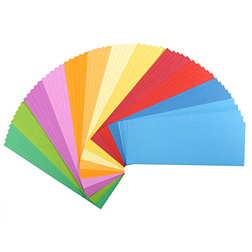 Florence Tonkarton Basis - Bastelkarton 11,4 x 30,5 cm - Bastelpapier 60x mit 12 Farben - Scrapbook Papier für Karten Basteln, Stanzen und Papierbasteleien - Bastelset Glatt von Florence