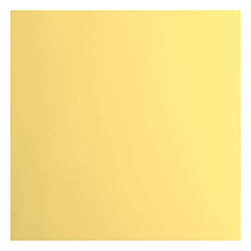 Vaessen Creative Florence Cardstock Papier, Gelb, 216 Gramm/m², Quadratisch, 30,5 x 30,5 cm, 20 Stück, Glatt, für Scrapbooking, Kartenherstellung, Stanzen und andere Papierbasteleien von Vaessen Creative