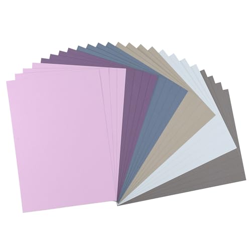Vaessen Creative Florence Selbstklebend Cardstock - A4 Bastelpapier - A4 - Farbenmix - 24 Stück - Bedruckbares Papier - zum Basteln und Hobbyprojekte von Vaessen Creative