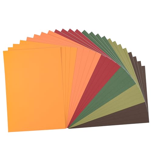 Vaessen Creative Florence Selbstklebend Cardstock - A4 Bastelpapier - A4 - Farbenmix - 24 Stück - Bedruckbares Papier - zum Basteln und Hobbyprojekte von Vaessen Creative