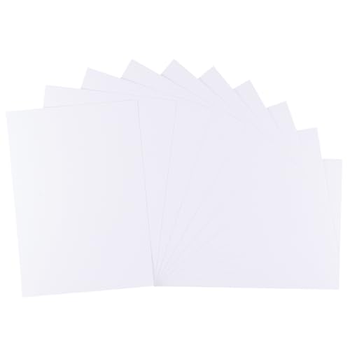 Vaessen Creative Florence Selbstklebend Cardstock - A4 Bastelpapier - A4 - Weiß - 10 Stück - Bedruckbares Papier - zum Basteln und Hobbyprojekte von Vaessen Creative
