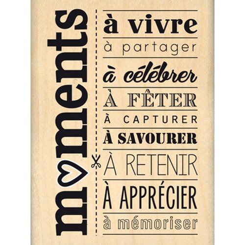 Florilèges Design Moments FE113067 Scrapbooking Art zu Beige, 8 x 6 x 2,5 cm von Florilèges Design