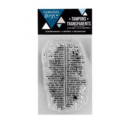 Florilèges Design 1 transparenter Stempel – Capsule Mars 2018' gesprenkelter Text FDCL318006, 5 x 7,5 cm Florilèges Design 1 transparenter Stempel – Capsule Mars 2018' gesprenkelter Text FDCL318006, 5 x 7,5 cm von Florilèges Design