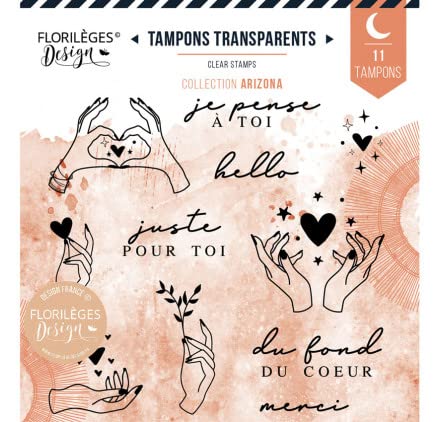 Florilèges Design FDCL322018 Stempel Clear, durchsichtig, 10 x 10 cm Florilèges Design FDCL322018 Stempel Clear, durchsichtig, 10 x 10 cm von Florilèges Design