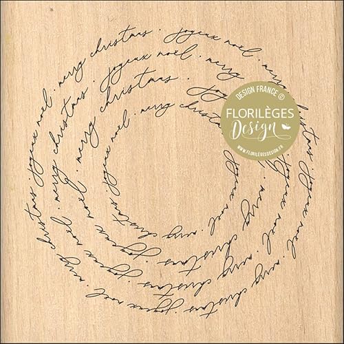 Florilèges Design FF422017 Holzstempel, Farbe: Holz, 8 x 8 cm von Florilèges Design