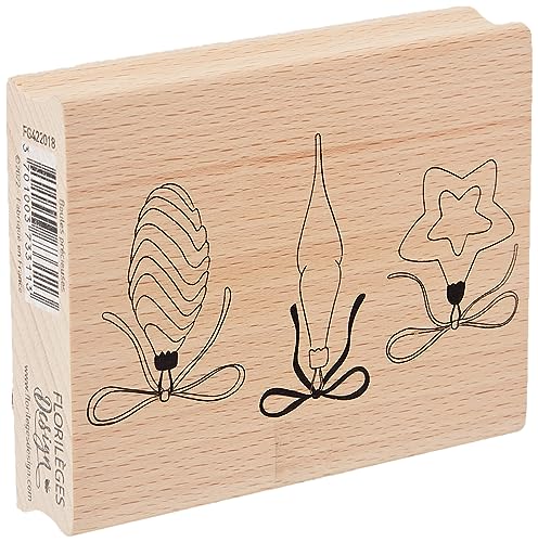 Florilèges Design FG422018 Holzstempel, Farbe: Holz, 8 x 10 cm von Florilèges Design