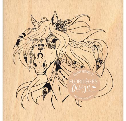 Florilèges Design FGA322012 Stempel, Farbe: Holz, 10 x 10 cm Florilèges Design FGA322012 Stempel, Farbe: Holz, 10 x 10 cm von Florilèges Design