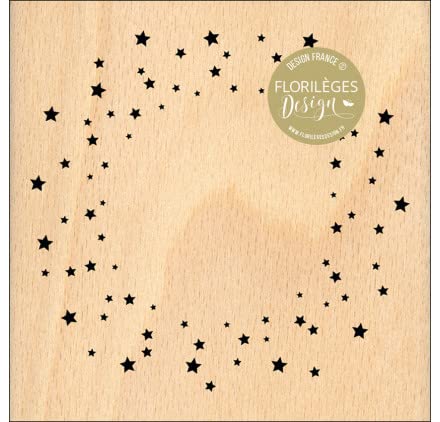 Florilèges Design FGA422020 Holzstempel, Gummi, Farbe: Holz, 10 x 10 cm Florilèges Design FGA422020 Holzstempel, Gummi, Farbe: Holz, 10 x 10 cm von Florilèges Design