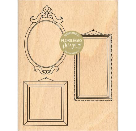 Florilèges Design FH422023 Holzstempel, Farbe: Holz, 10 x 13 cm von Florilèges Design